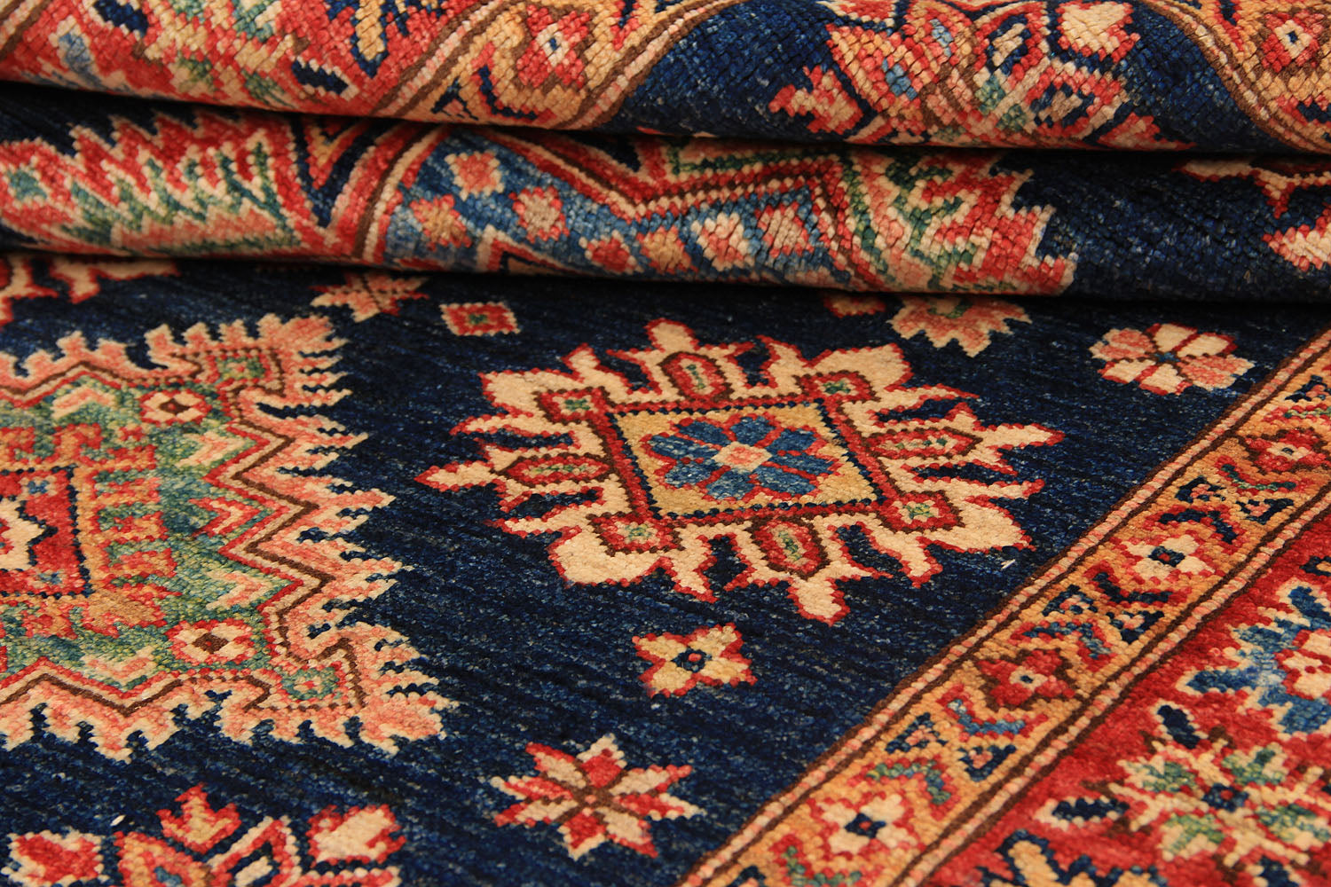 Supreme Kazak Blue Rug PC 54469 - 1.52m X 1.02m