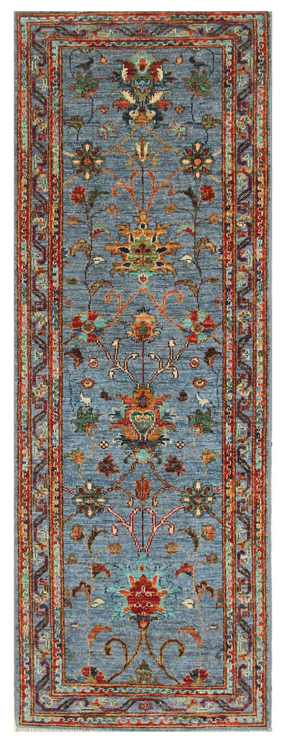 Sultani Blue Rug PC 55854 - 1.82m X 0.63m