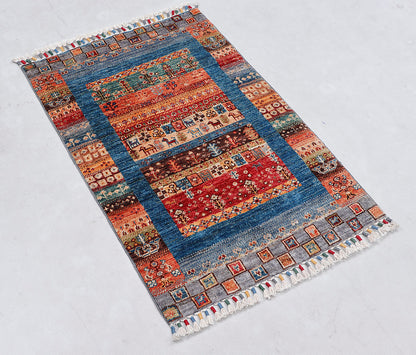 Loribaft Multi Rug PC 57691 - 0.92m X 0.61m