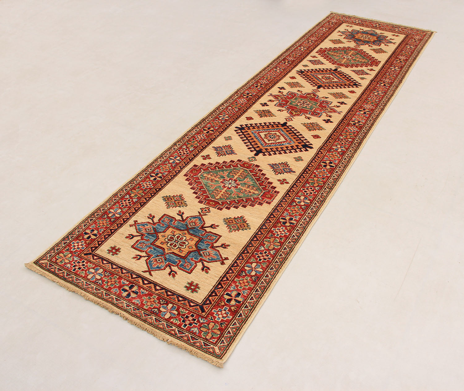 Supreme Kazak Ivory Rug PC 54607 - 2.91m X 0.81m