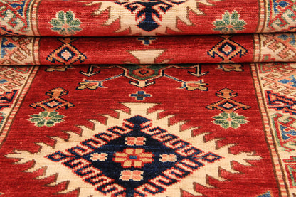 Supreme Kazak Red Rug PC 54570 - 1.80m X 0.66m