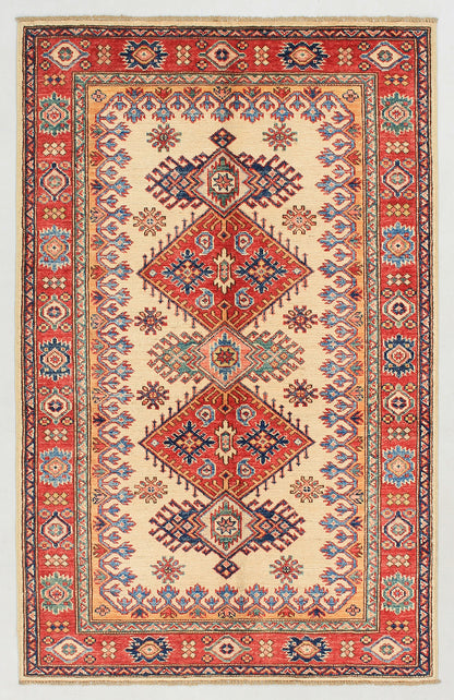 Supreme Kazak Ivory Rug PC 54459 - 1.55m X 1.00m