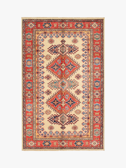 Supreme Kazak Ivory Rug PC 54463 - 1.55m X 0.99m