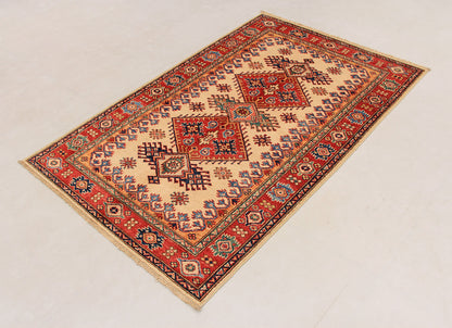 Supreme Kazak Ivory Rug PC 54463 - 1.55m X 0.99m