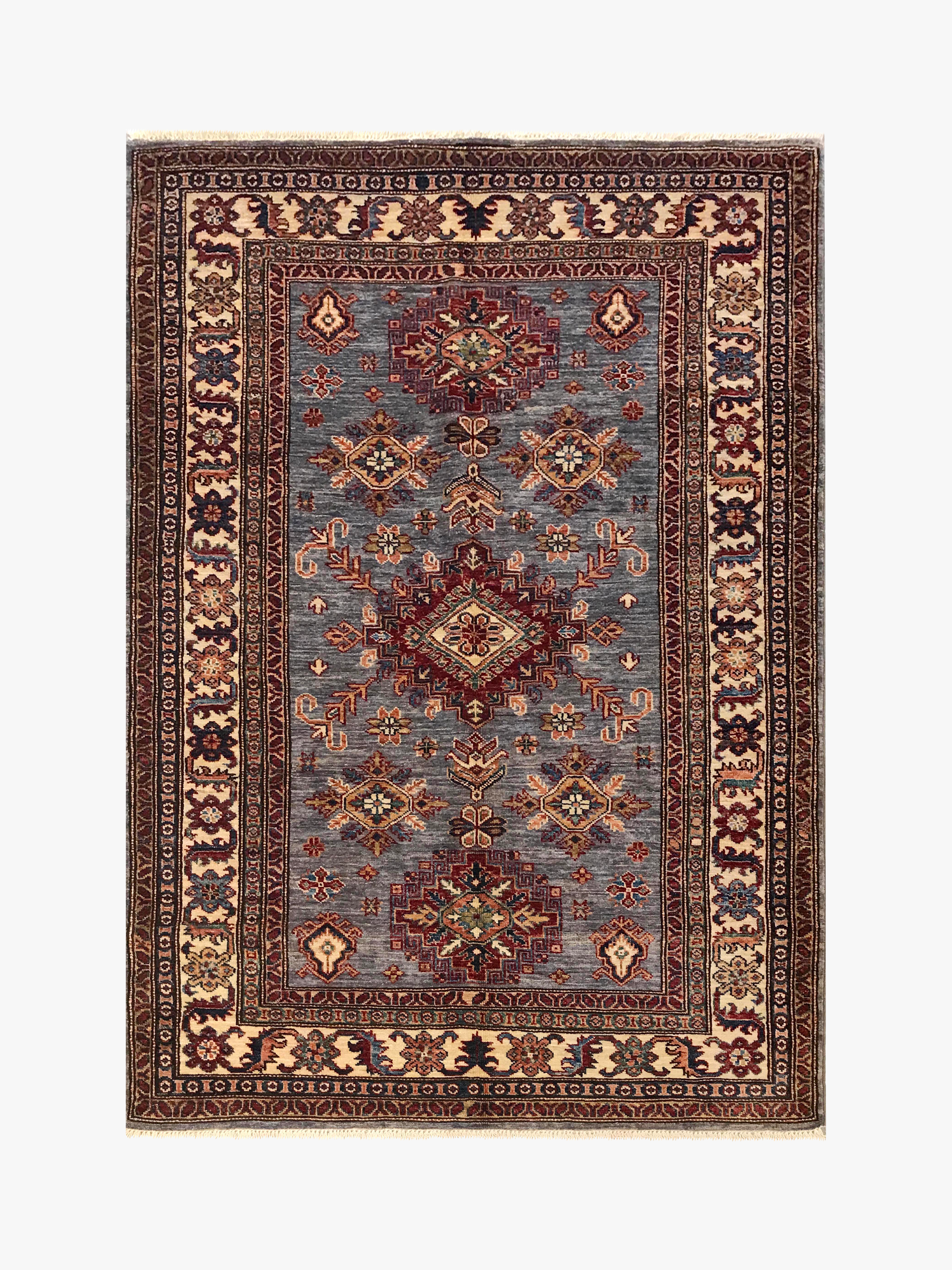 Supreme Kazak Grey Rug PC 56422 - 1.78m X 1.27m