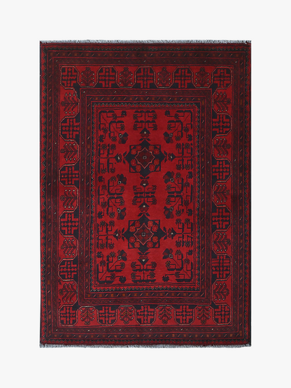 Khal Mohammadi Red Rug PC 52900 - 1.47m X 0.97m