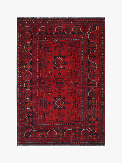 Khal Mohammadi Red Rug PC 52905 - 1.43m X 1.06m