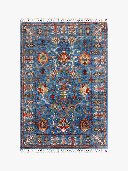 Sultani Blue Rug PC 51736 - 1.21m X 0.80m
