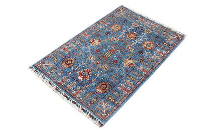 Sultani Blue Rug PC 51736 - 1.21m X 0.80m