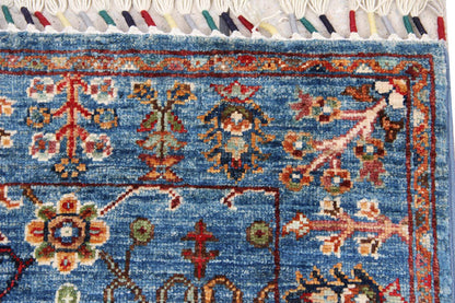 Sultani Blue Rug PC 51736 - 1.21m X 0.80m