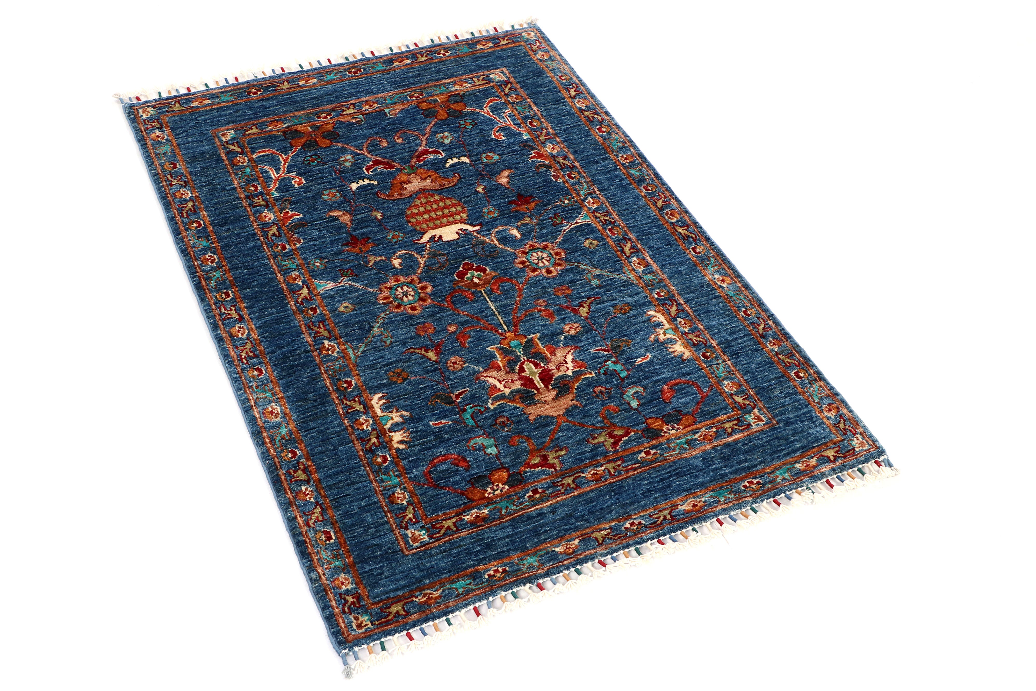 Sultani Blue Rug PC 55154 - 1.19m X 0.86m