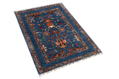 Sultani Blue Rug PC 55154 - 1.19m X 0.86m