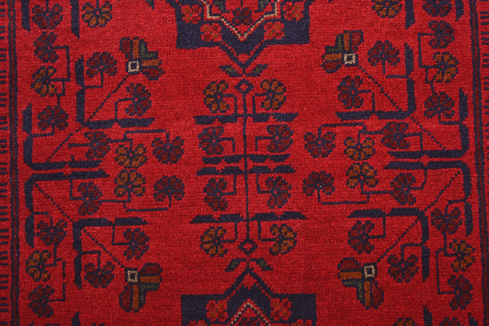 Khal Mohammadi Red Rug PC 52931 - 1.45m X 1.01m