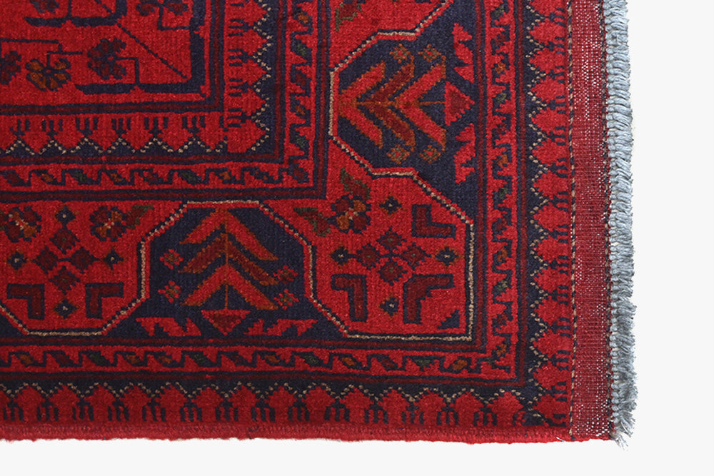 Khal Mohammadi Red Rug PC 52931 - 1.45m X 1.01m