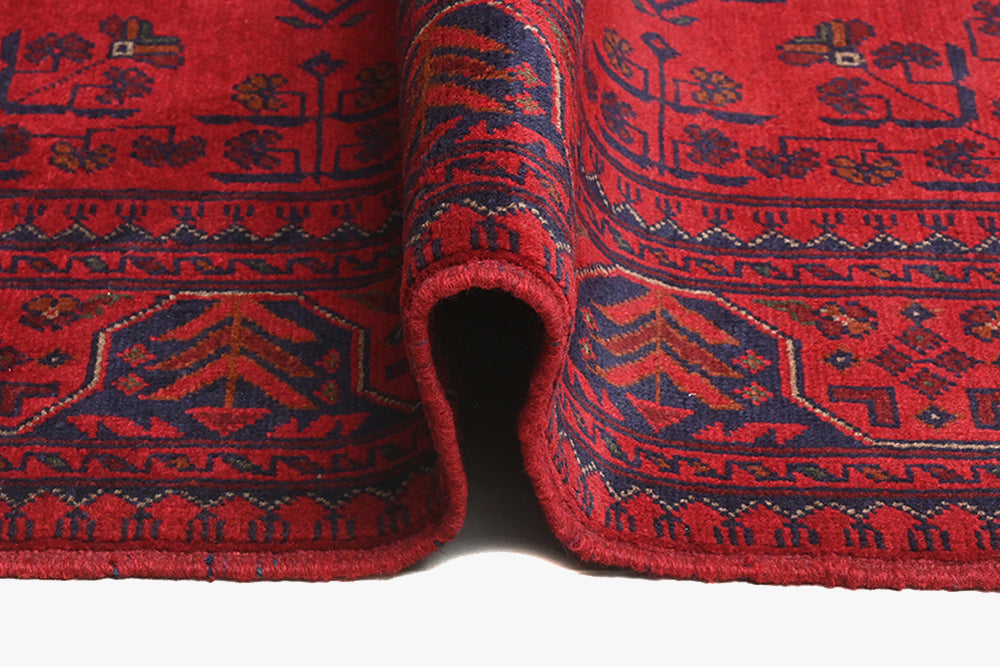 Khal Mohammadi Red Rug PC 52931 - 1.45m X 1.01m