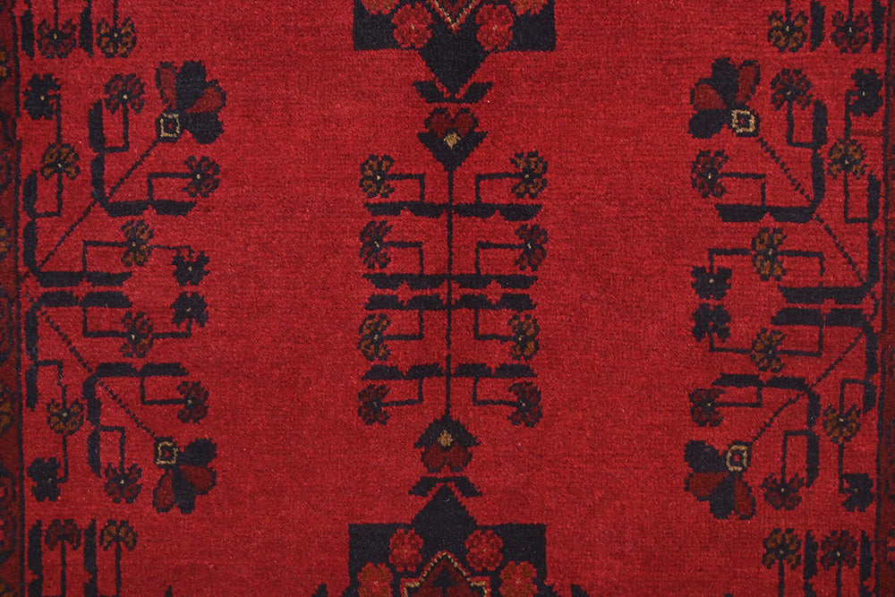 Khal Mohammadi Red Rug PC 52932 - 1.50m X 1.02m