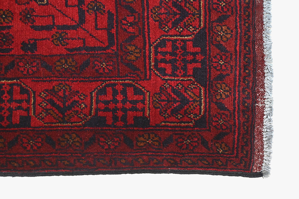 Khal Mohammadi Red Rug PC 52932 - 1.50m X 1.02m