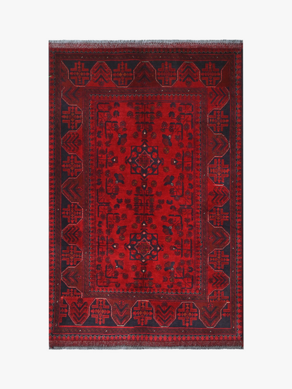Khal Mohammadi Red Rug PC 52935 - 1.44 X 1.00