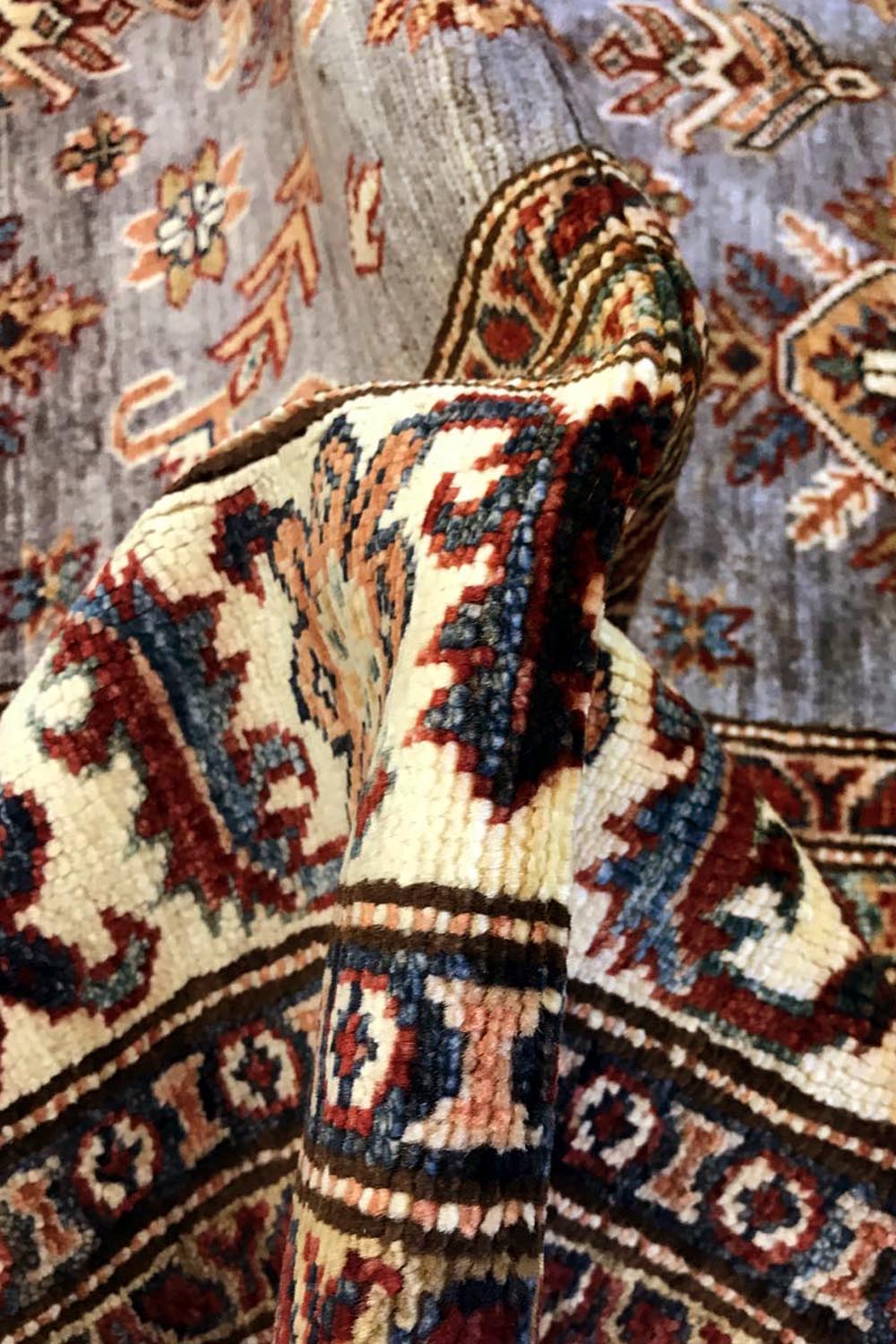Supreme Kazak Grey Rug PC 56422 - 1.78m X 1.27m