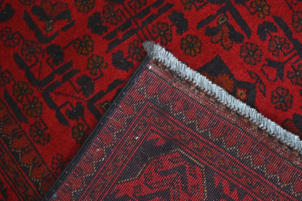 Khal Mohammadi Red Rug PC 52937 - 1.44m X 1.02m