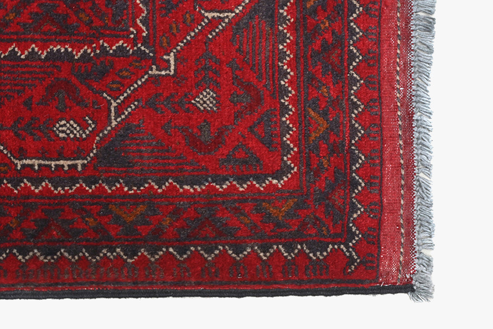 Khal Mohammadi Red Rug PC 52938 - 1.48m X 1.04m