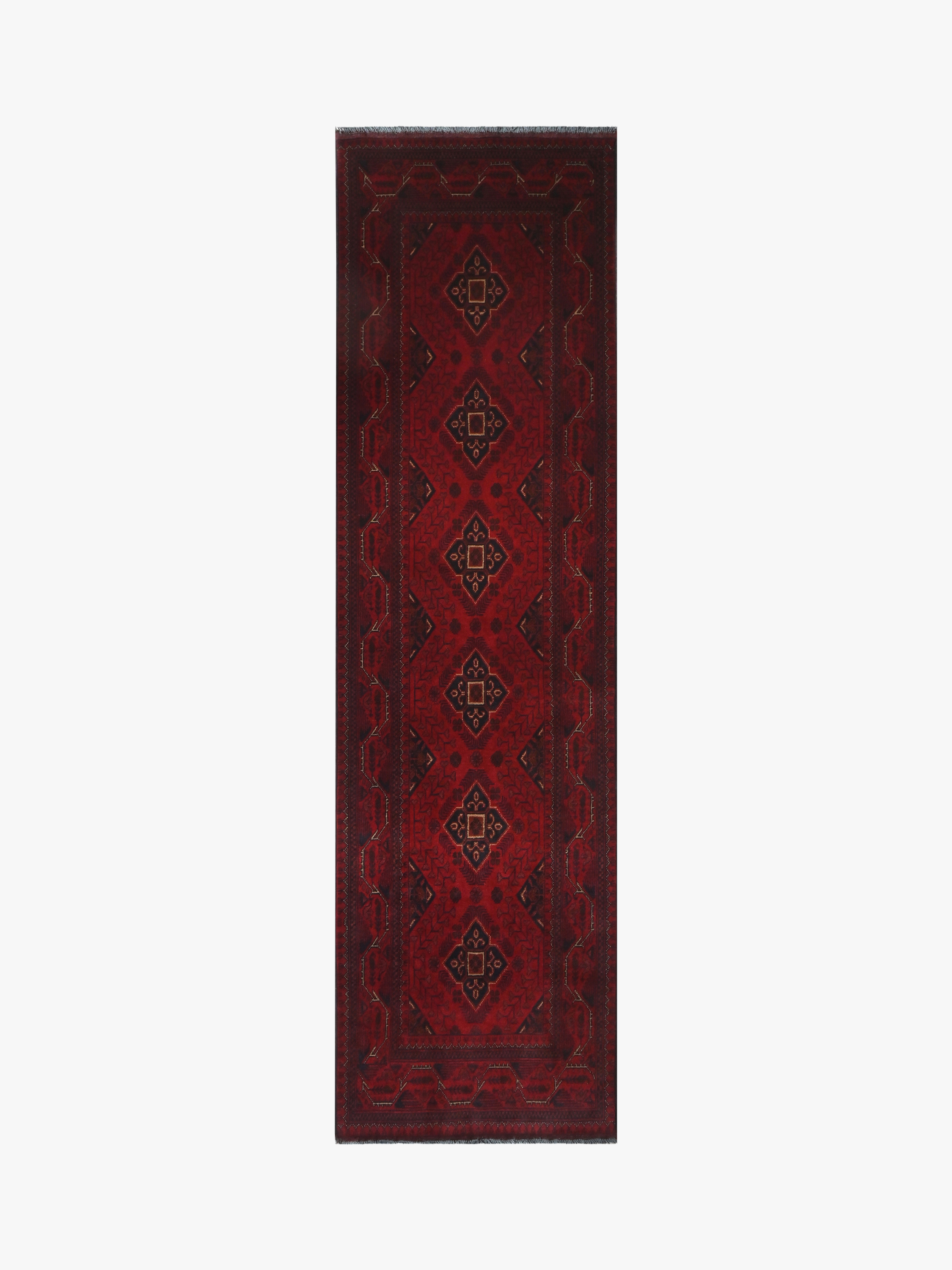 Khal Mohammadi Red Rug PC 52941 - 2.90m X 0.80m