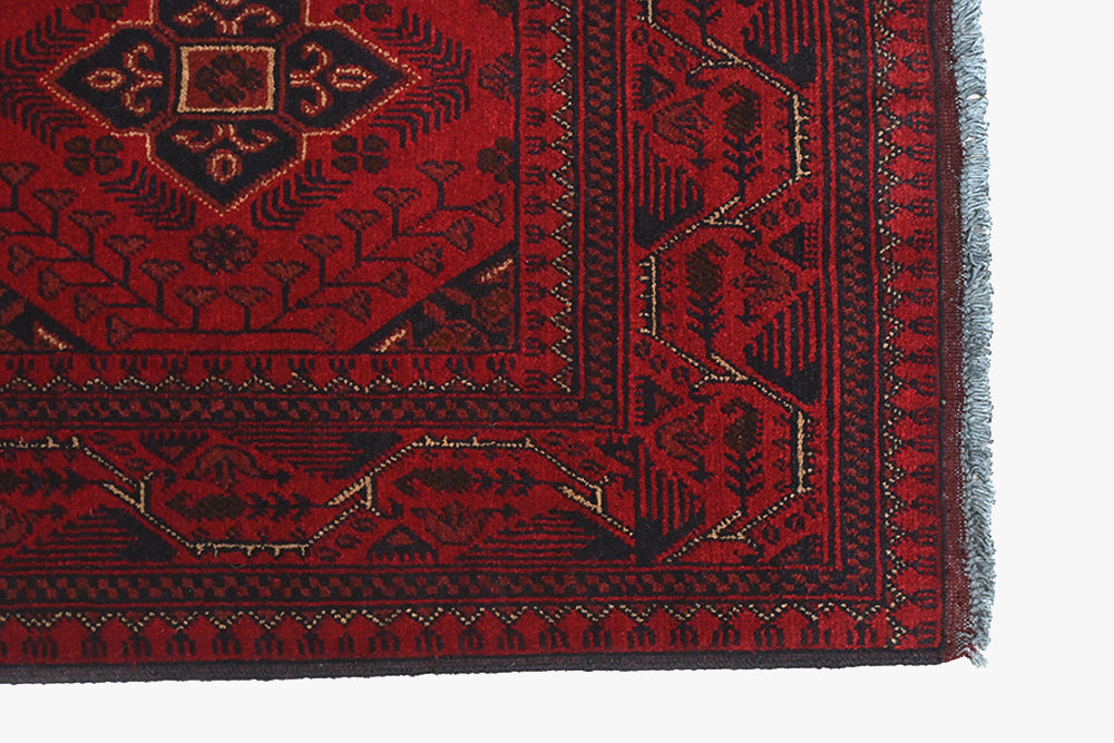 Khal Mohammadi Red Rug PC 52941 - 2.90m X 0.80m
