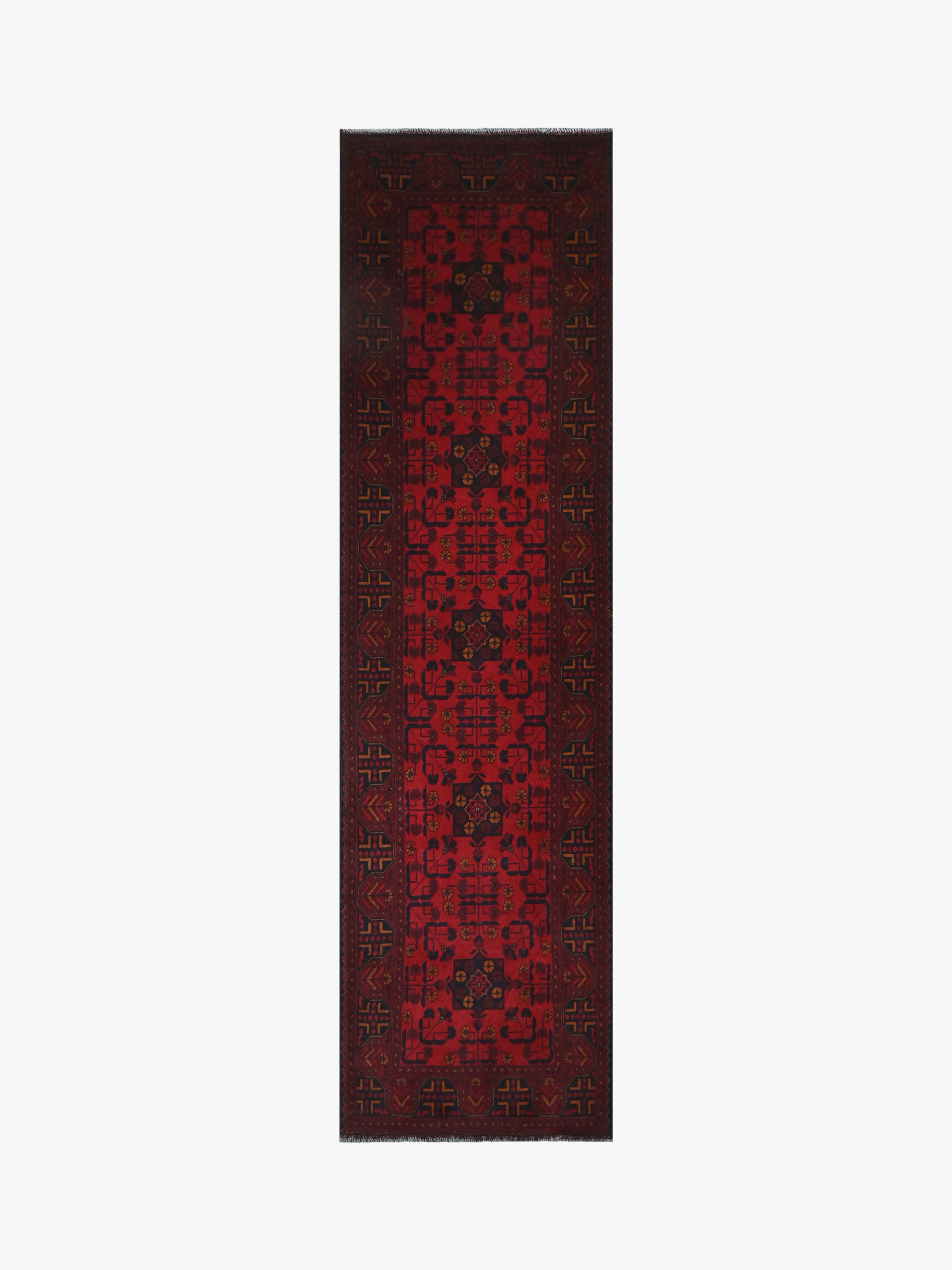 Khal Mohammadi Red Rug PC 52943 - 2.95 X 0.81