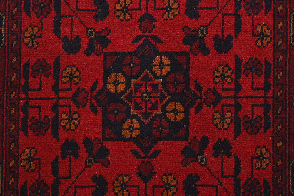 Khal Mohammadi Red Rug PC 52943 - 2.95 X 0.81