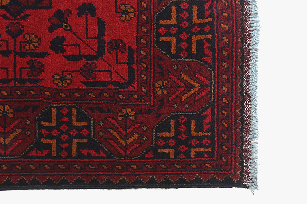 Khal Mohammadi Red Rug PC 52943 - 2.95 X 0.81