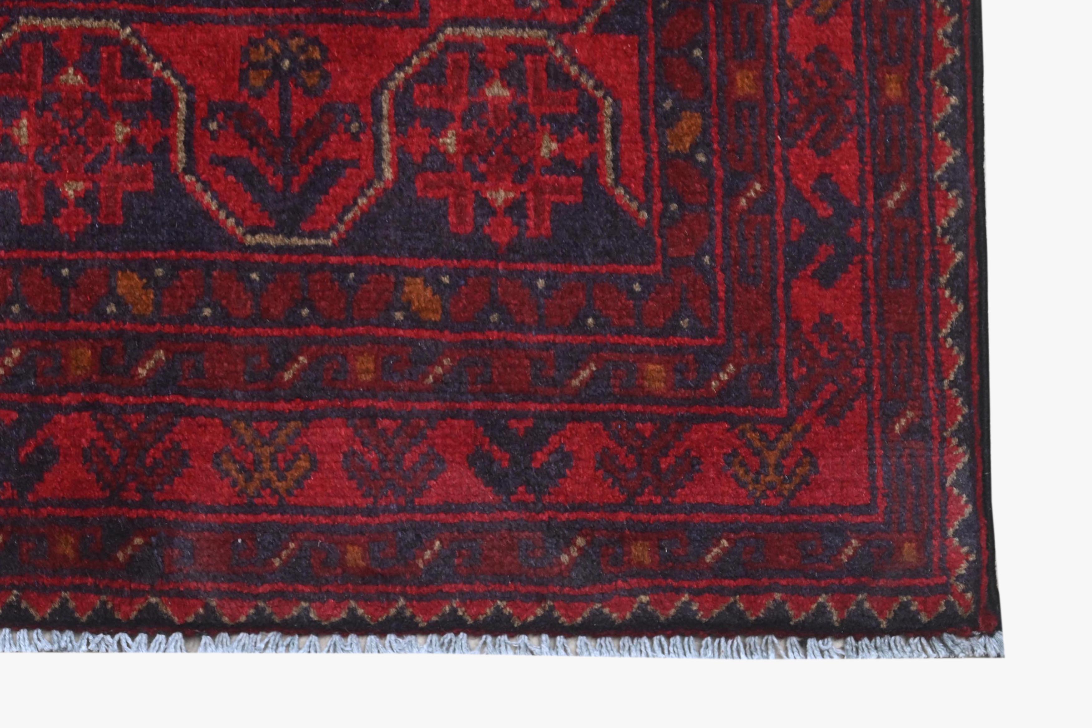 Khal Mohammadi Red Rug PC 57740 - 2.39m X 1.73m