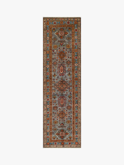 Supreme Kazak Grey Rug PC 54910 - 2.46m X 0.80m