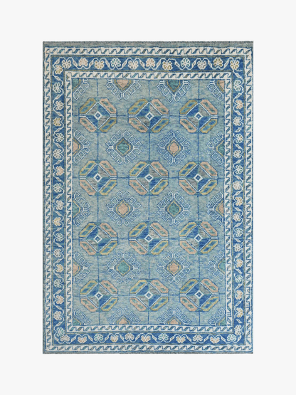 Boston Ersari Blue Rug
