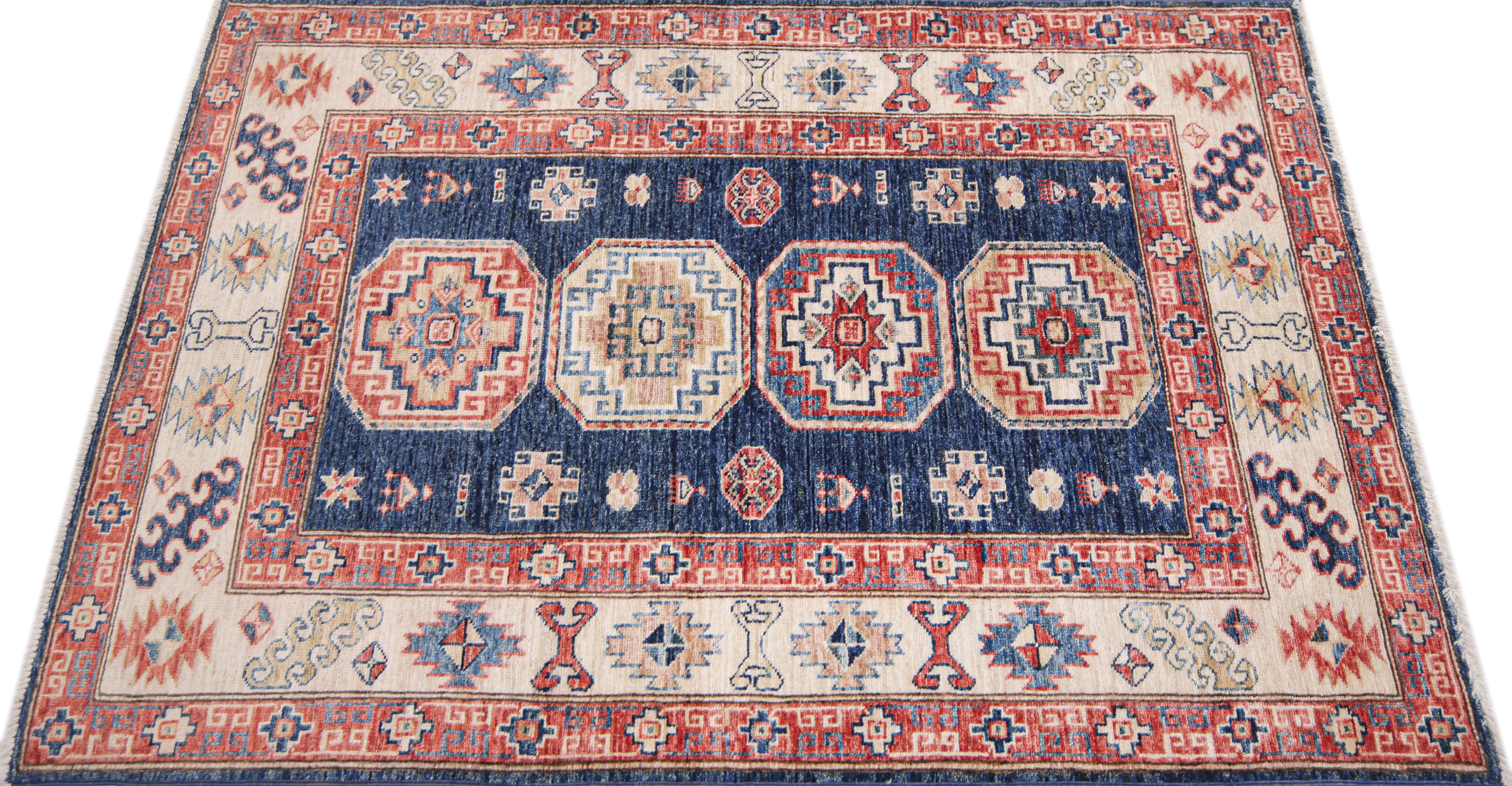 Supreme Kazak Blue Rug PC 57483 - 1.49m X 1.00m