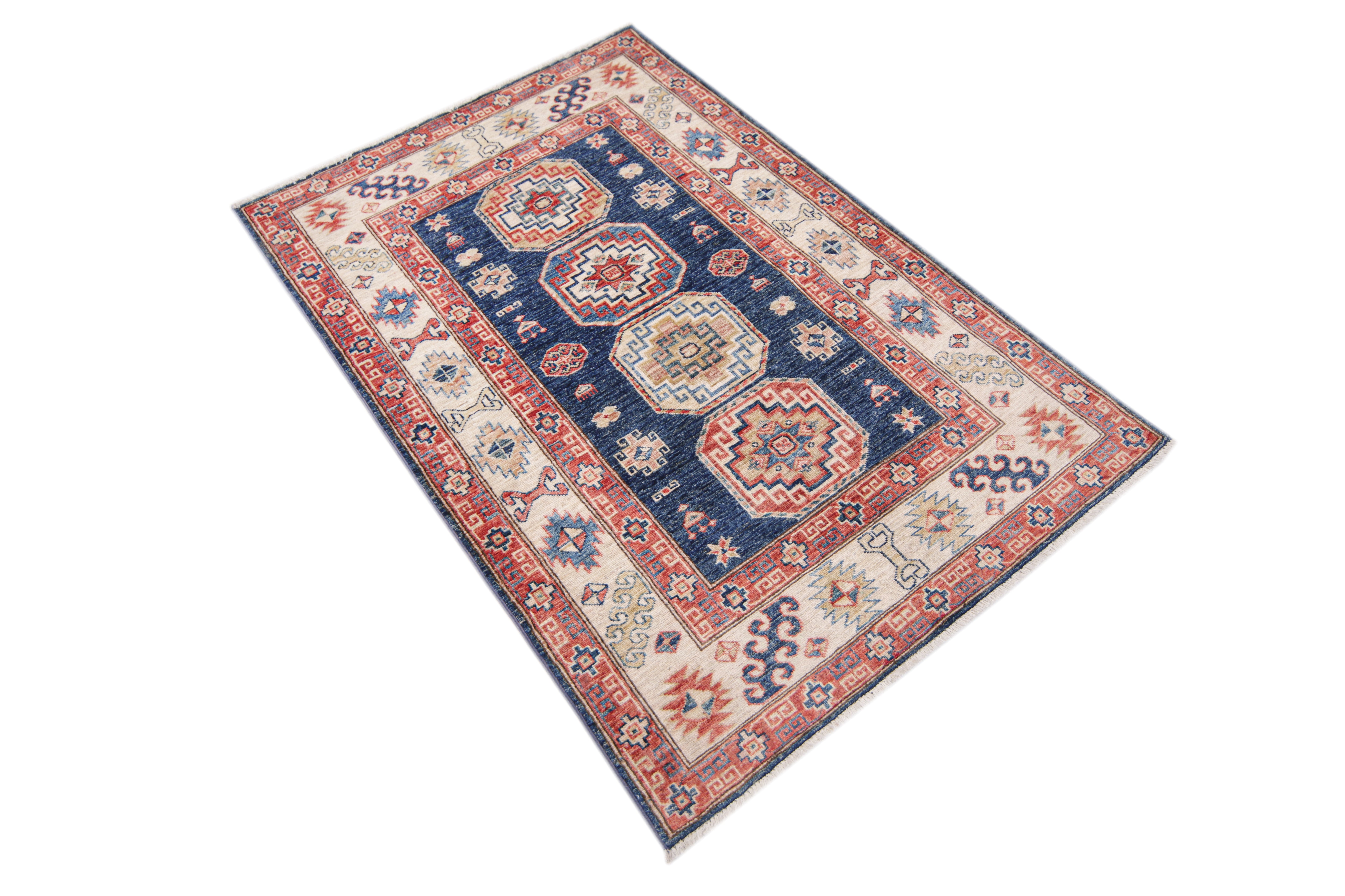 Supreme Kazak Blue Rug PC 57483 - 1.49m X 1.00m