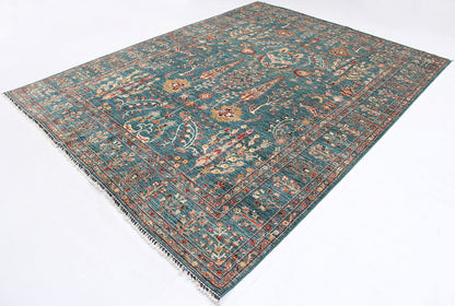 Pictorial Green Rug PC 52554 - 3.10m X 2.42m
