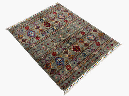 Khurjeen Grey Rug PC 57411 - 1.18m X 0.88m