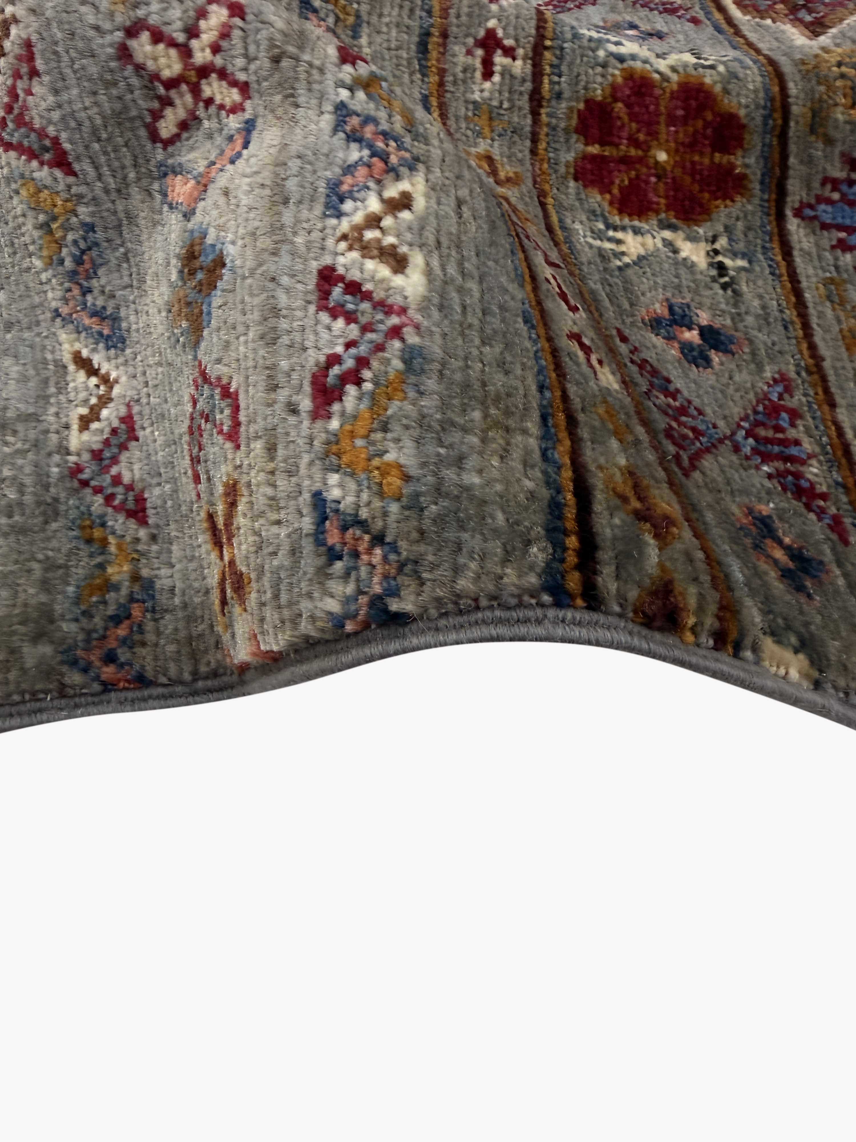 Khurjeen Grey Rug PC 57411 - 1.18m X 0.88m