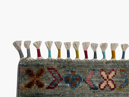 Khurjeen Grey Rug PC 57411 - 1.18m X 0.88m