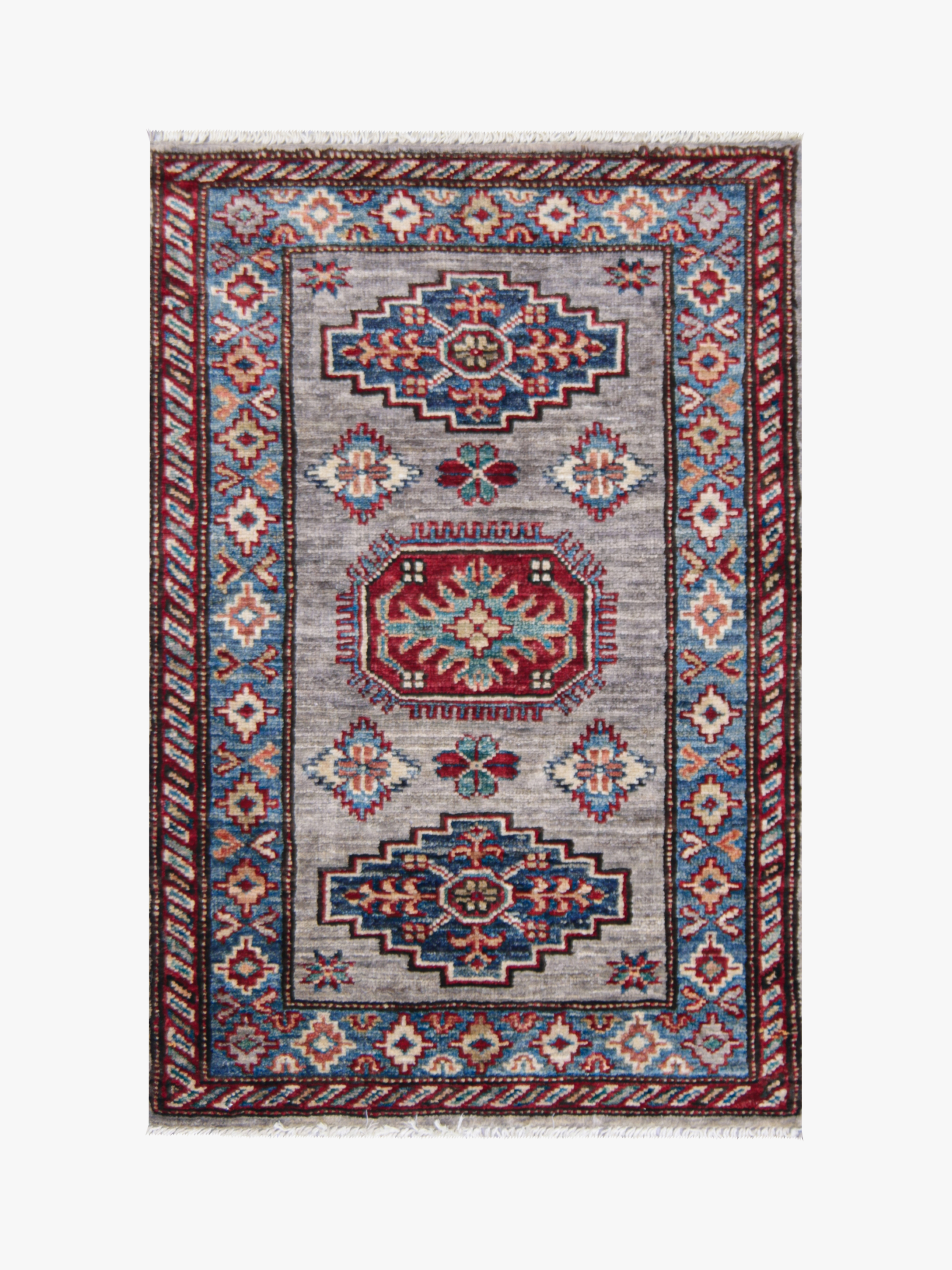 Supreme Kazak Grey Rug PC 55335 - 0.86m X 0.57m