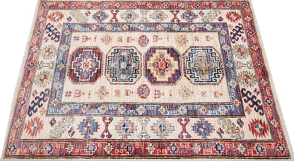 Supreme Kazak Ivory Rug PC 57484 - 1.45m X 1.04m
