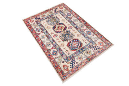 Supreme Kazak Ivory Rug PC 57484 - 1.45m X 1.04m