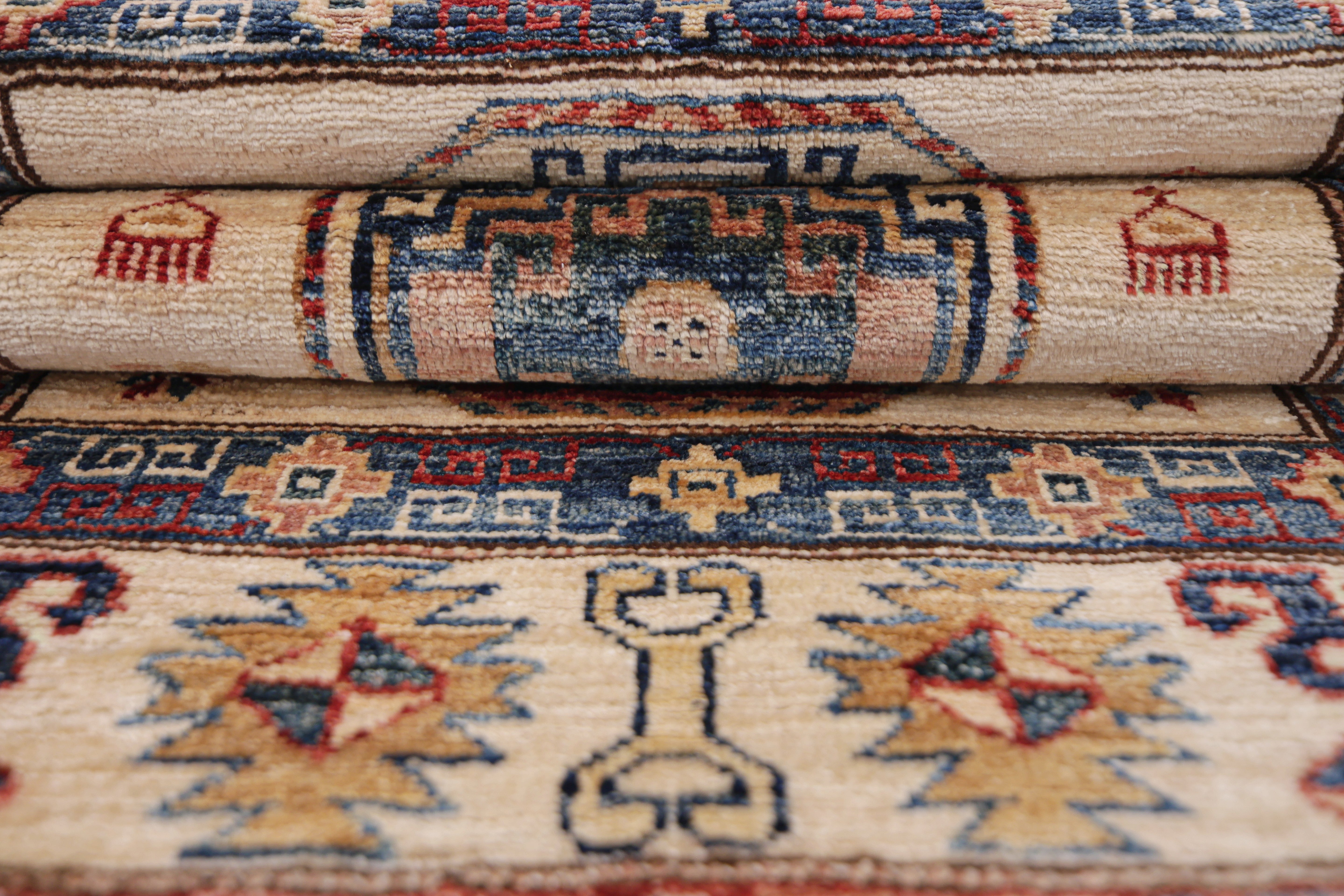 Supreme Kazak Ivory Rug PC 57484 - 1.45m X 1.04m