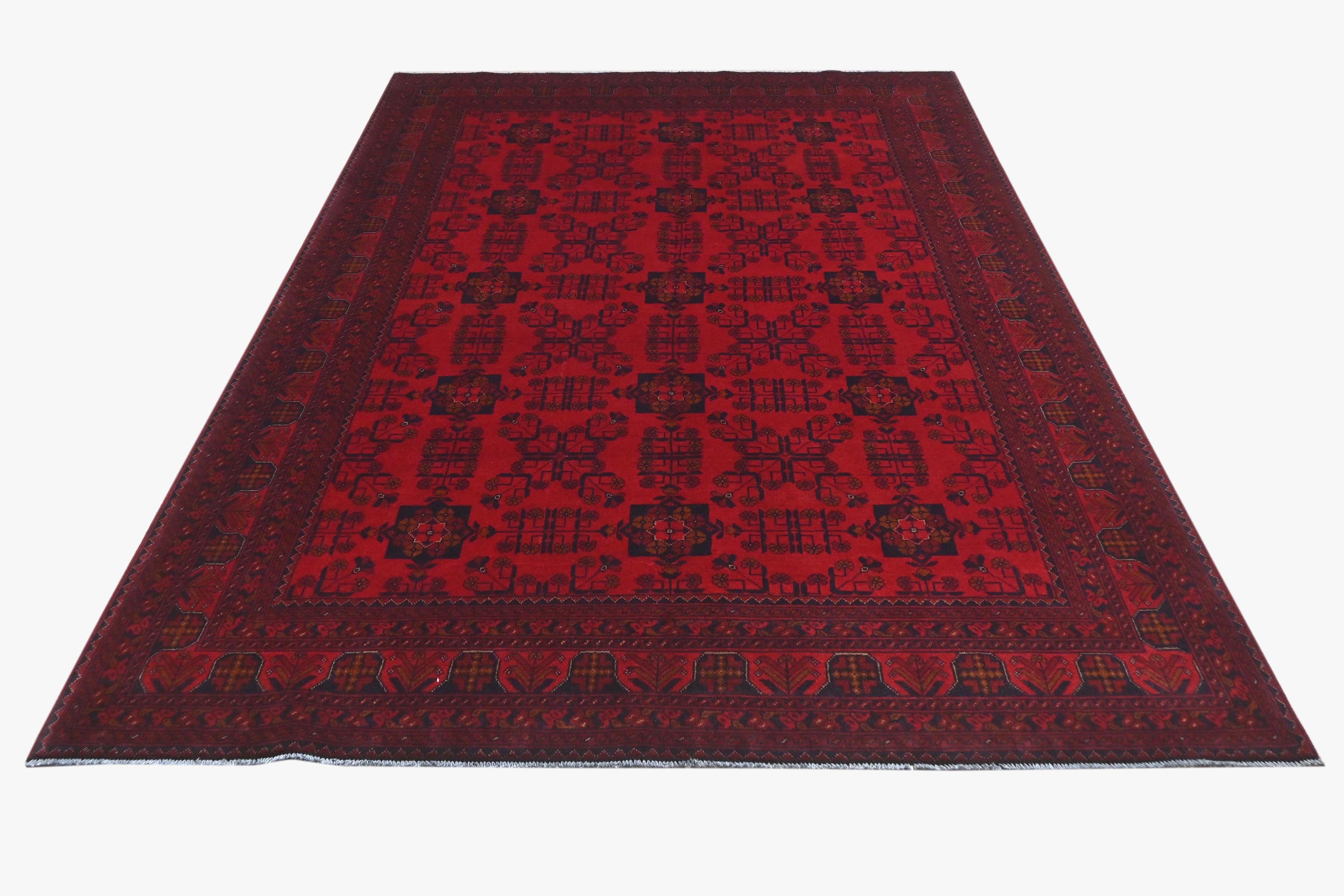 Khal Mohammadi Red Rug PC 57736 - 2.90m X 2.05m