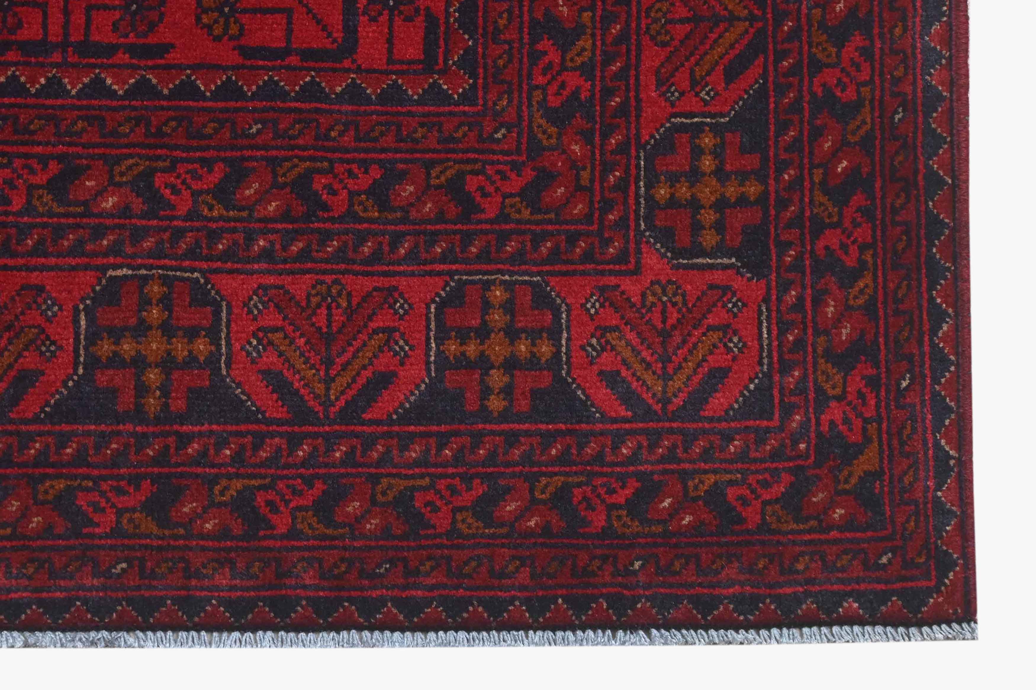 Khal Mohammadi Red Rug PC 57736 - 2.90m X 2.05m