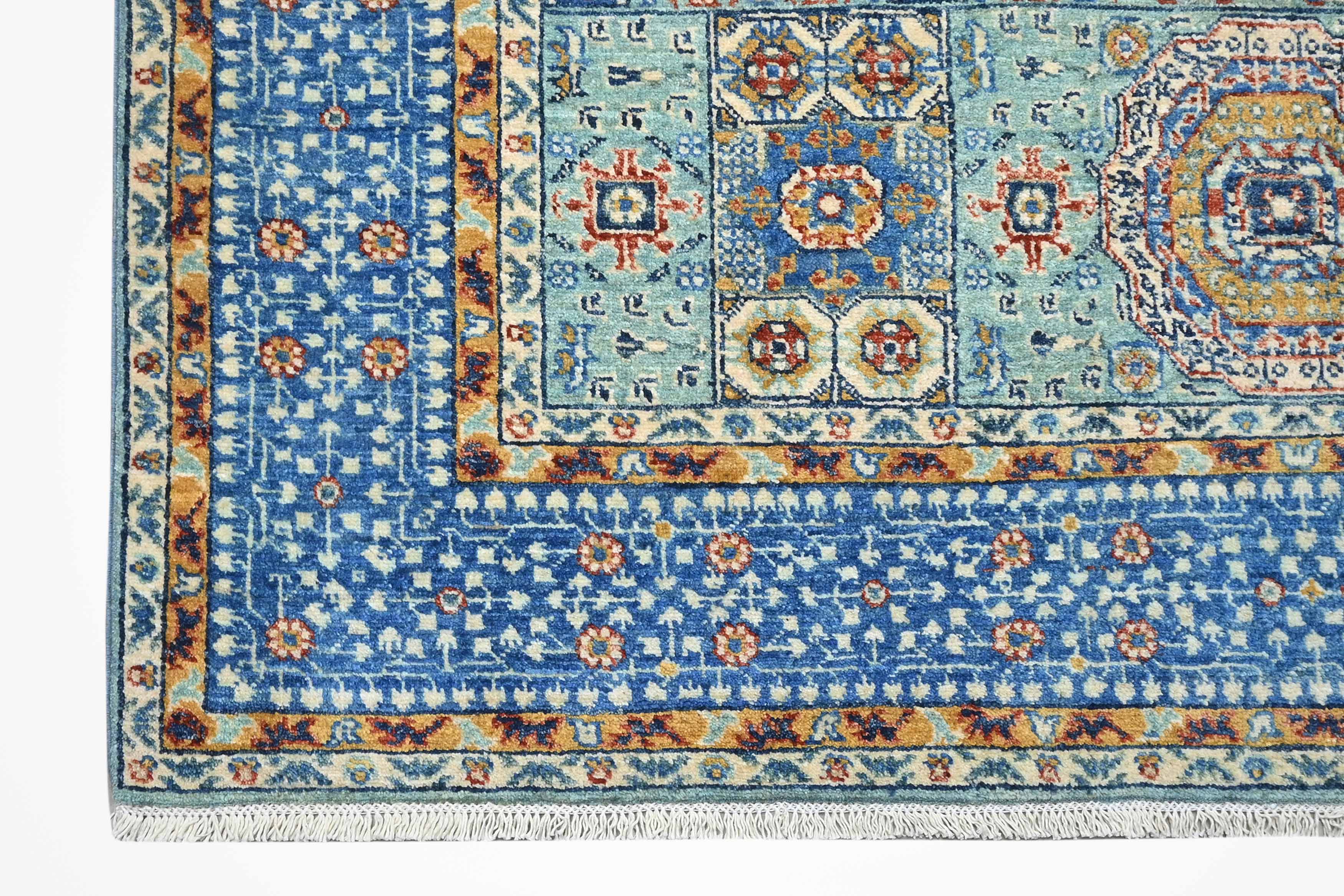 Mamluk Blue Rug PC 54914 - 2.40m X 1.78m