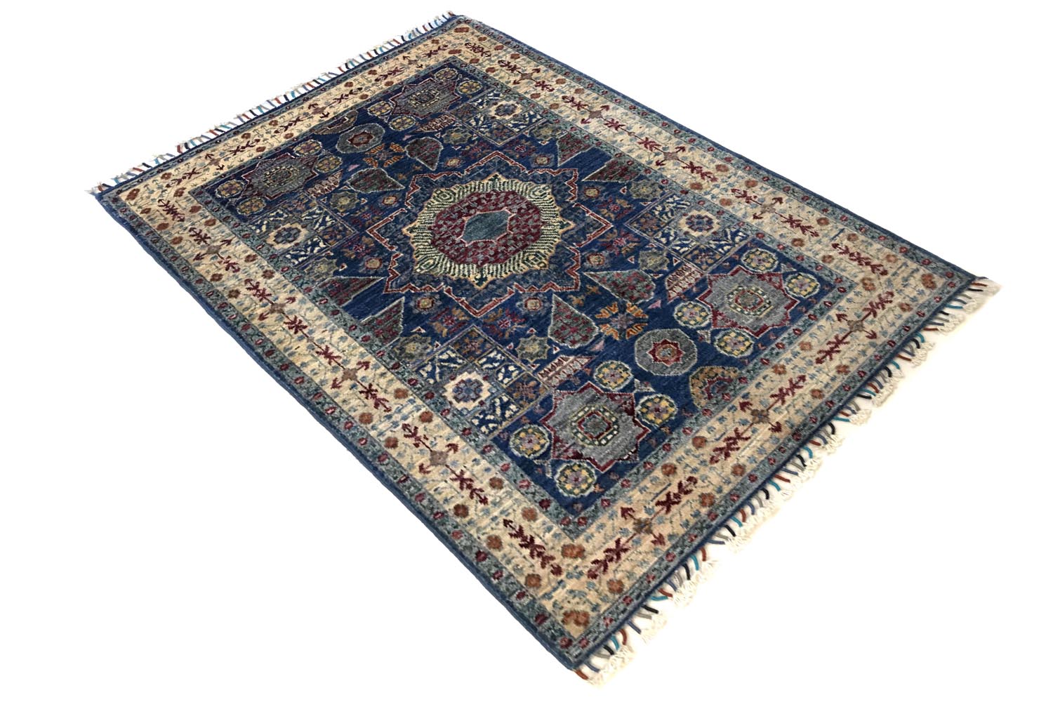 Mamluk Blue Rug PC 56428 - 1.52m X 1.02m