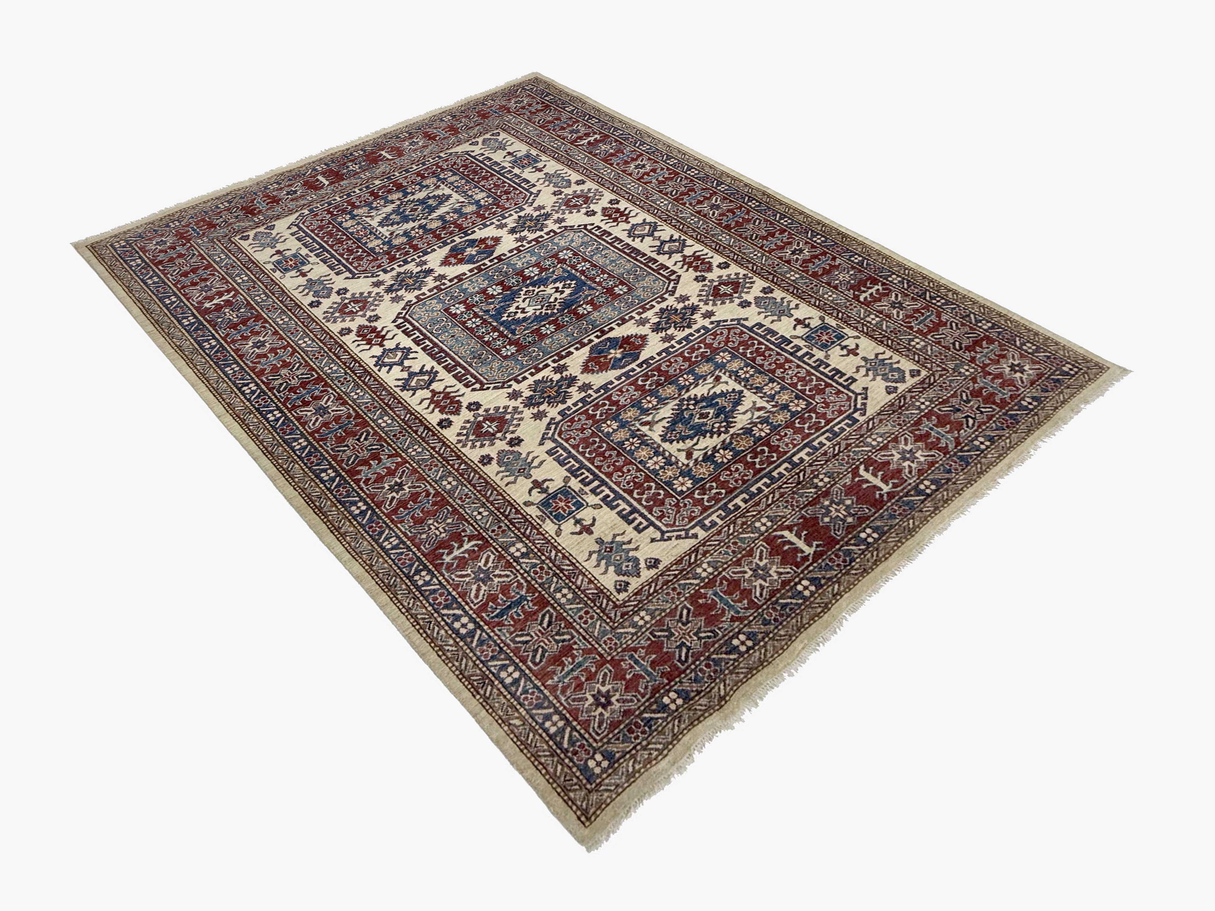 Supreme Kazak Ivory Rug PC 57431 - 2.31m X 1.71m