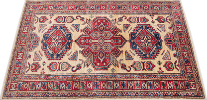 Supreme Kazak Ivory Rug PC 57486 - 1.45m X 0.90m