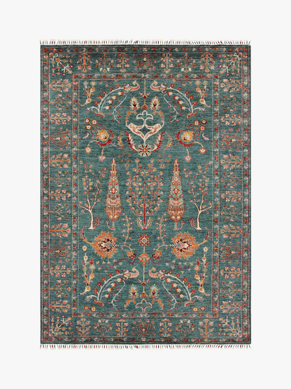 Pictorial Green Rug PC 53583 - 2.50m X 1.77m